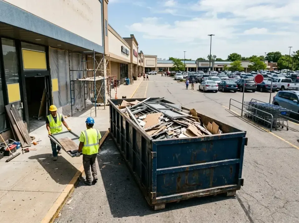retail-store-renovation-debris-003 — frequently asked questions, Roll-off Dumpster Rentals in Stallings, NC